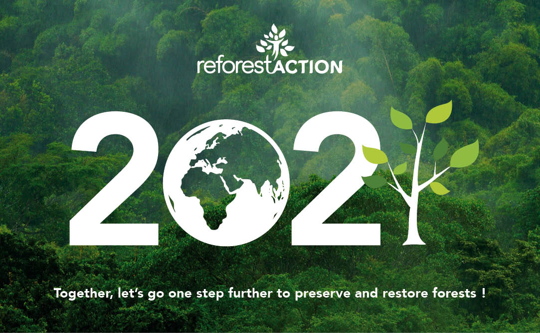 Carte de voeux Reforest'Action 2021